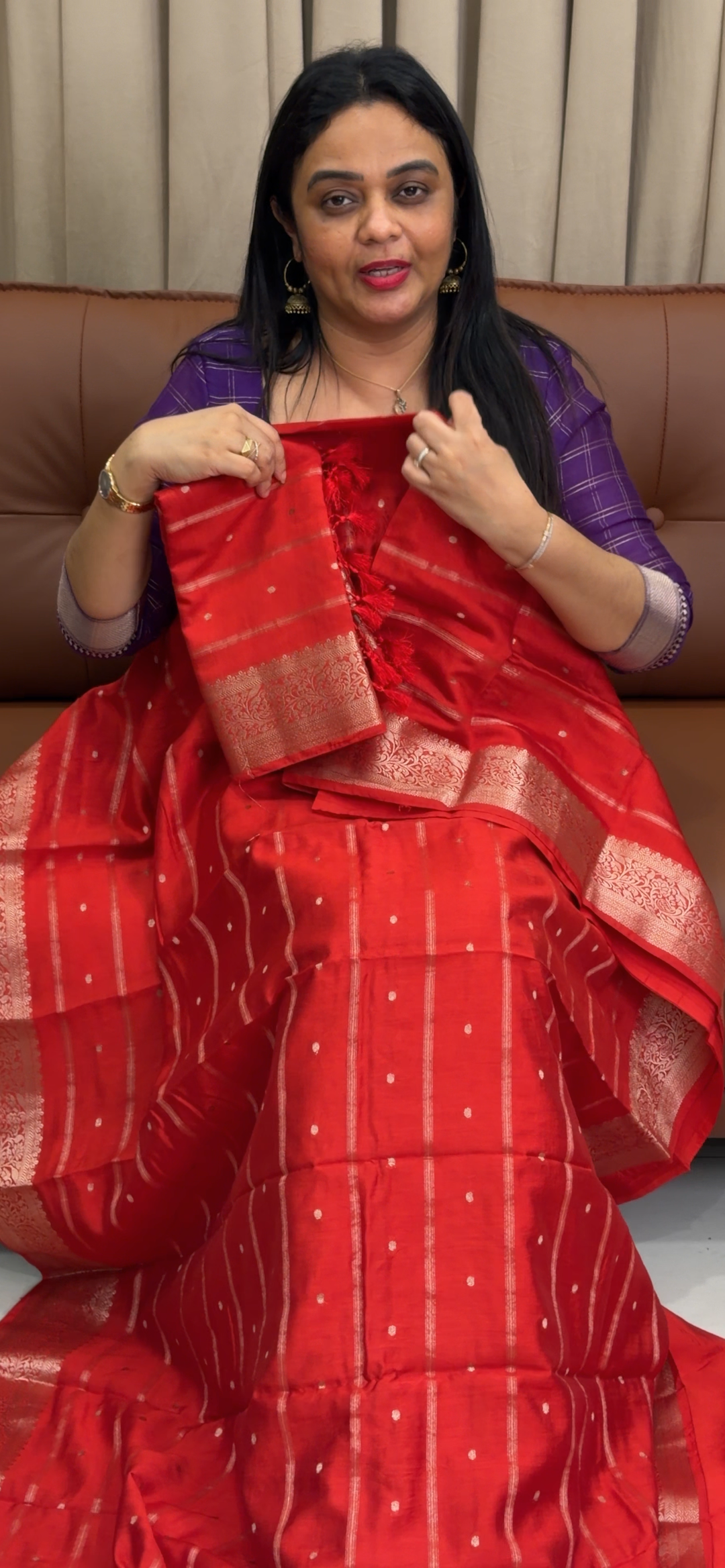 MUL CHANDERI UNSTITCHED SALWAR SUITS - NUWA - 1560