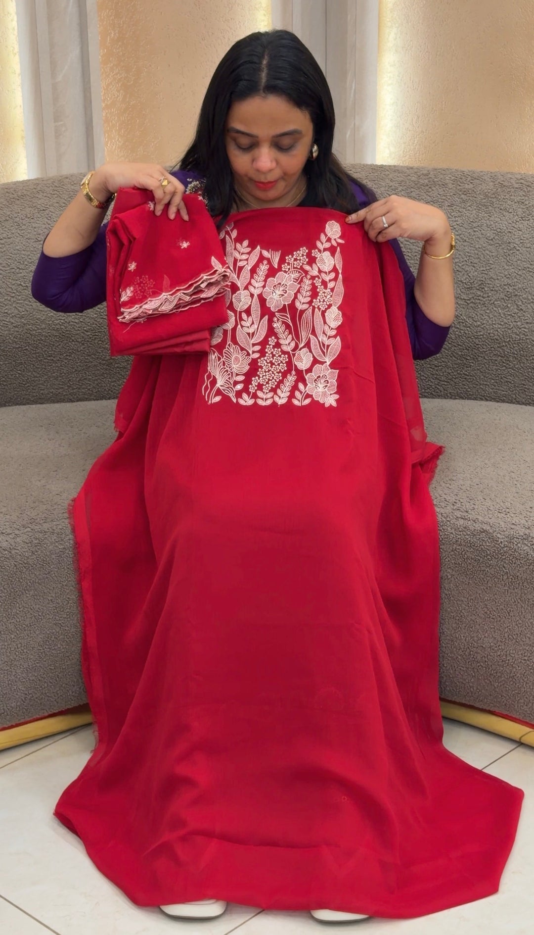 CRUSHED RAYON UNSTITCHED SALWAR SUITS - NUWA-1403
