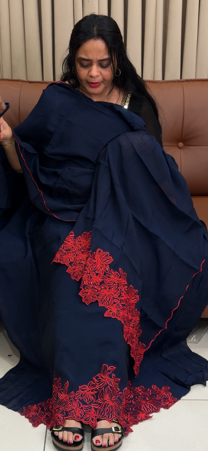 MUL CHANDERI UNSTITCHED SALWAR SUITS - NUWA - 1867