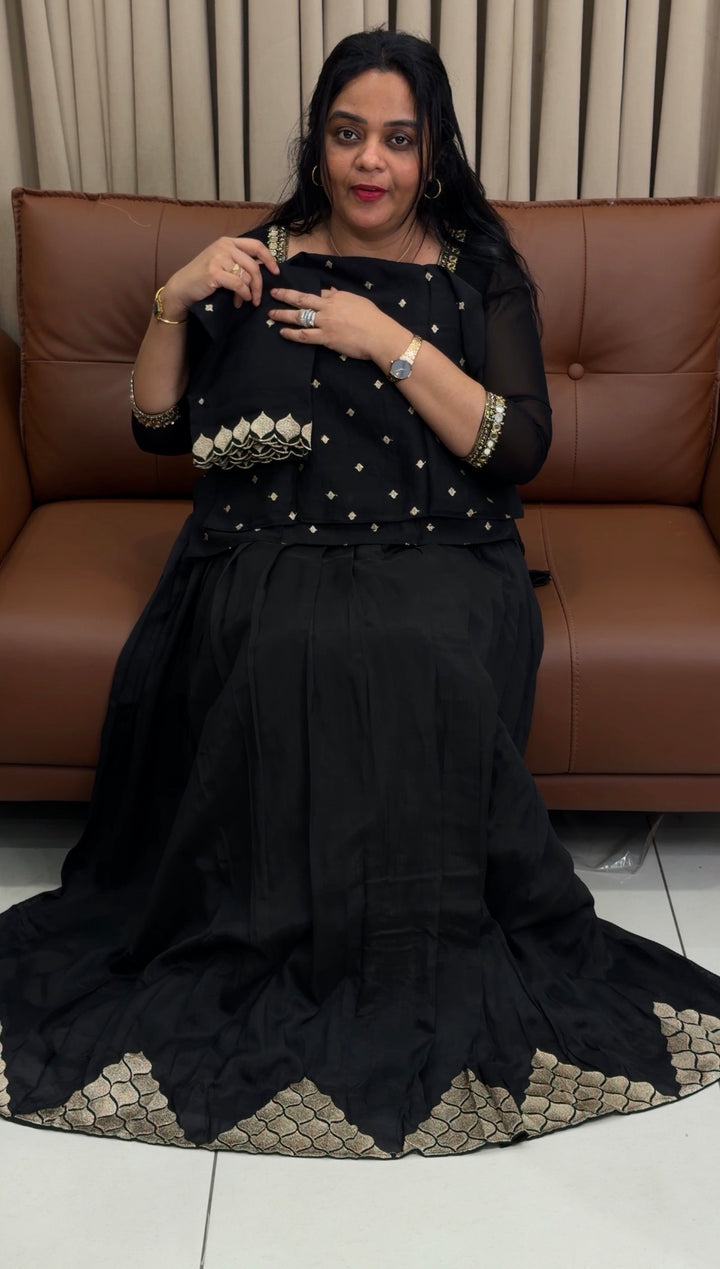 SEMI STITCHED DHAVANI SETS - NUWA-1862
