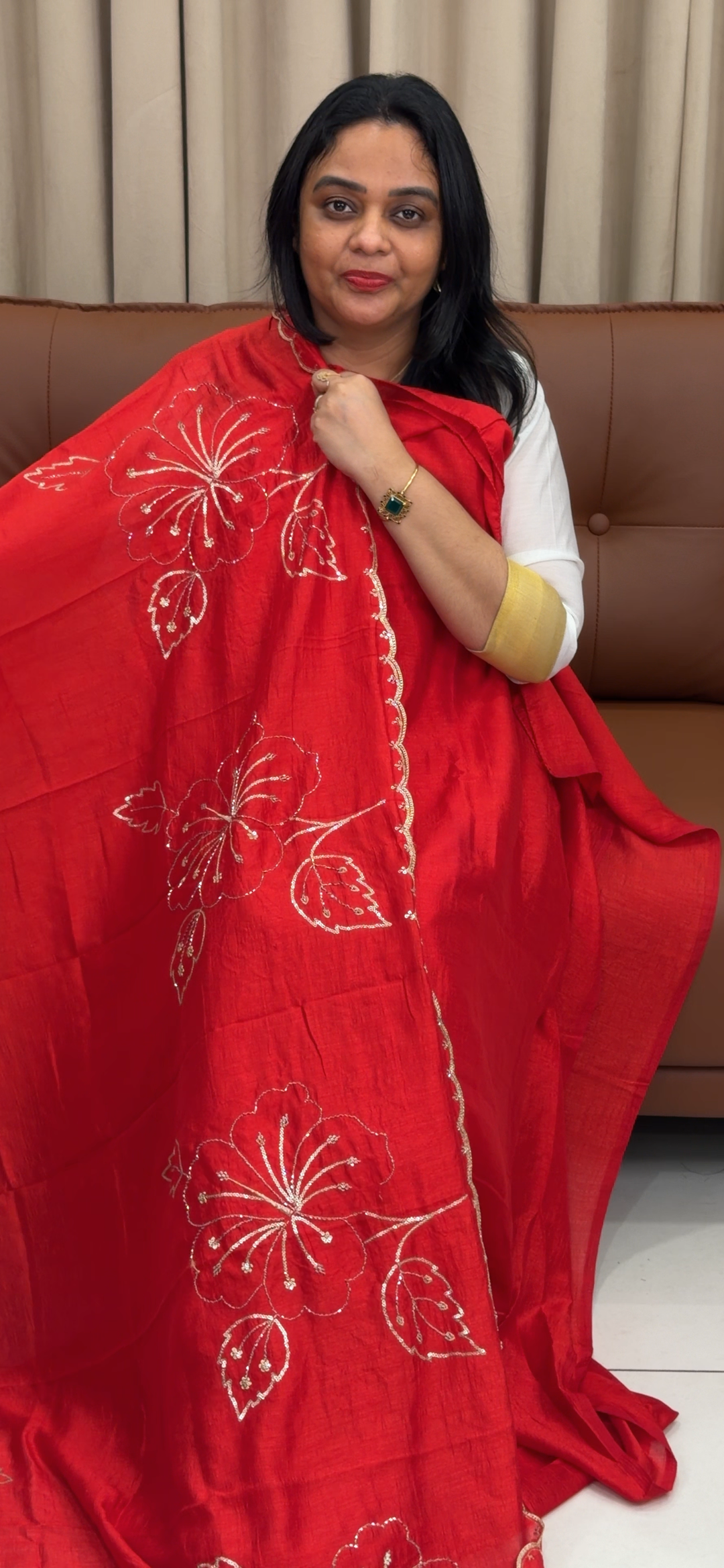 SEMI RAW SILK UNSTITCHED SLAWAR SUITS - NUWA - 1389