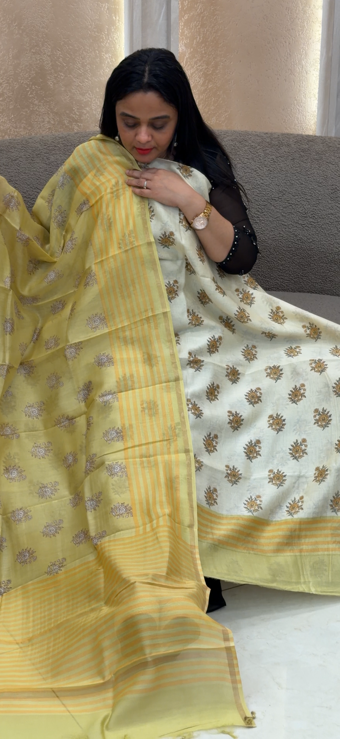 MAHESWARI SILK UNSTITCHED SALWAR SUITS - NUWA - 2297