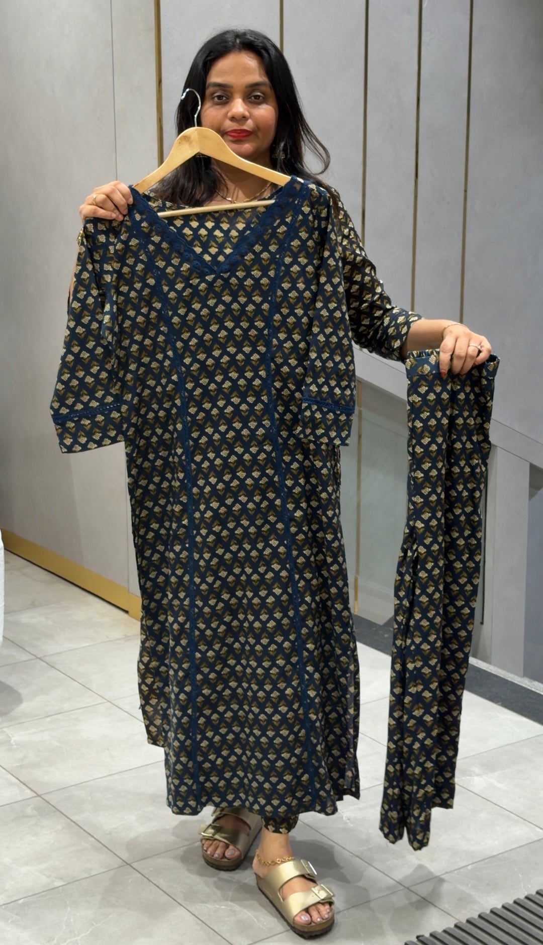 COTTON PRINTED TOP AND BOTTOM - NUWA-497