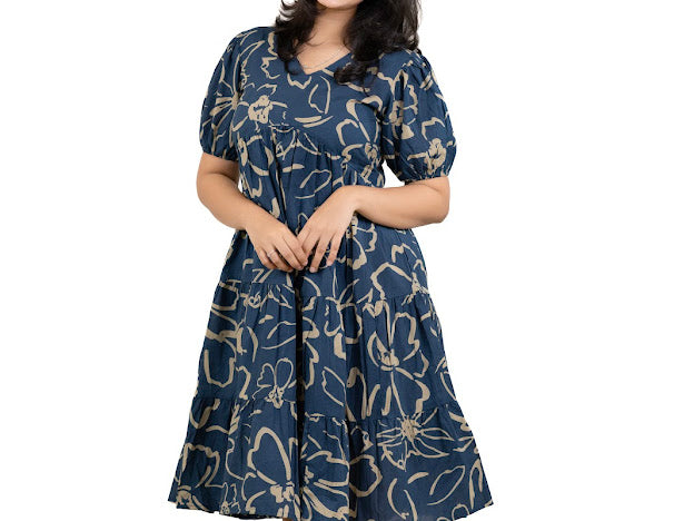 PRINTED COTTON FROCKS - NUWA - 021