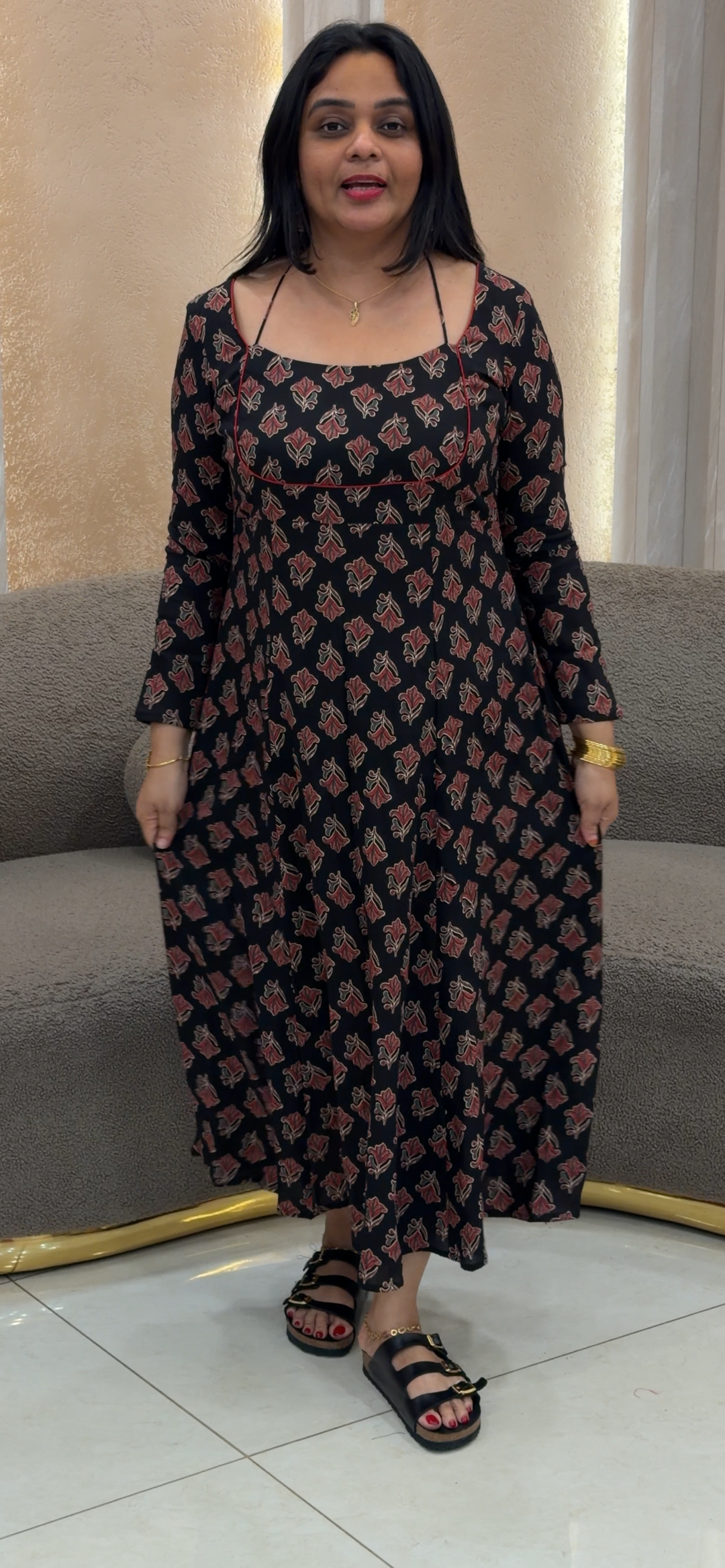 IN-HOUSE PRINTED COTTON LONG TOPS - NUWA - 1670