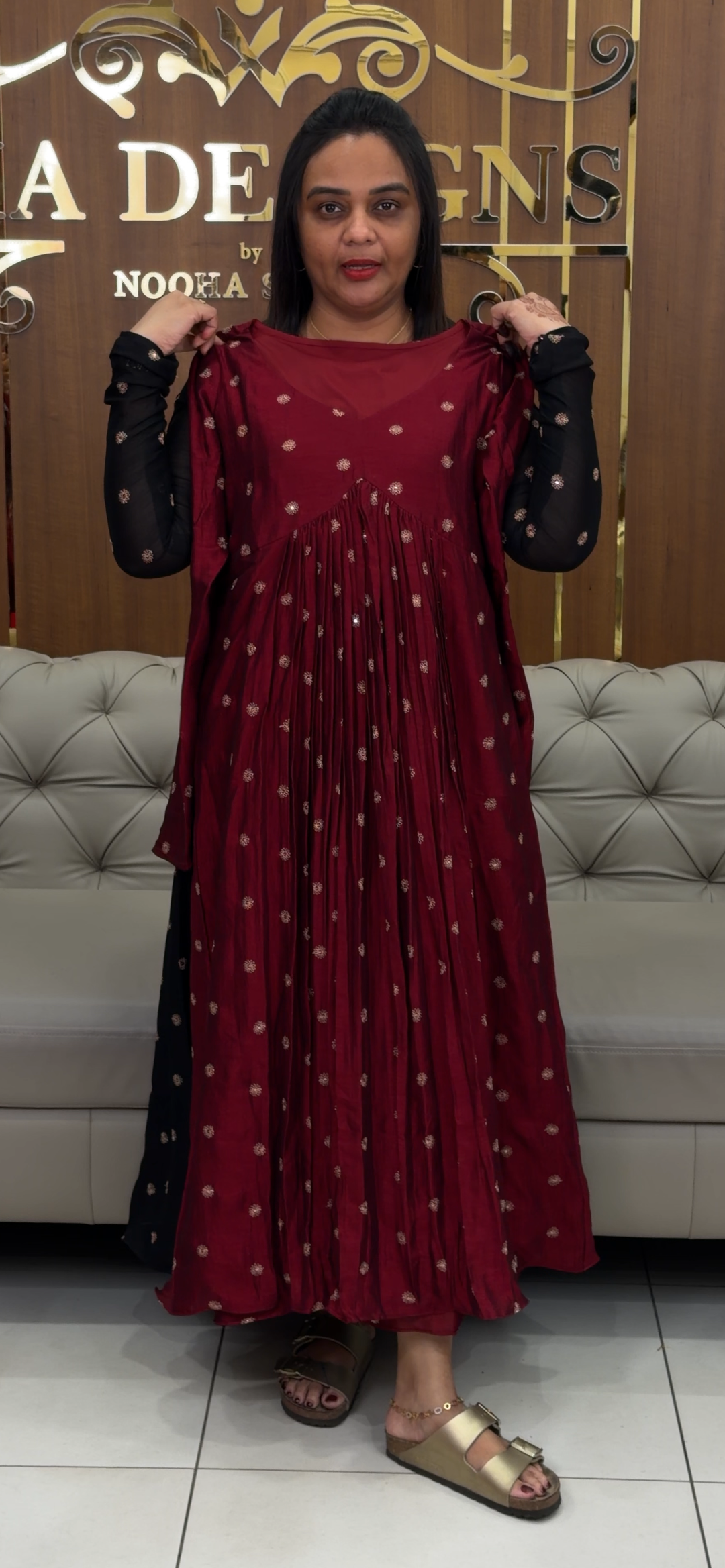 SEMI RAW SILK ALIEN TOPS  - NUWA - 632