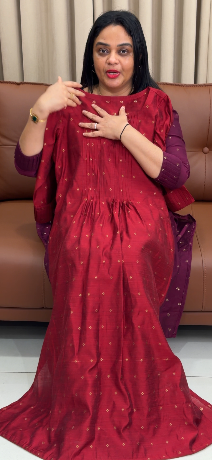 IN-HOUSE SLUB SILK TOP AND BOTTOM - NUWA - 1698