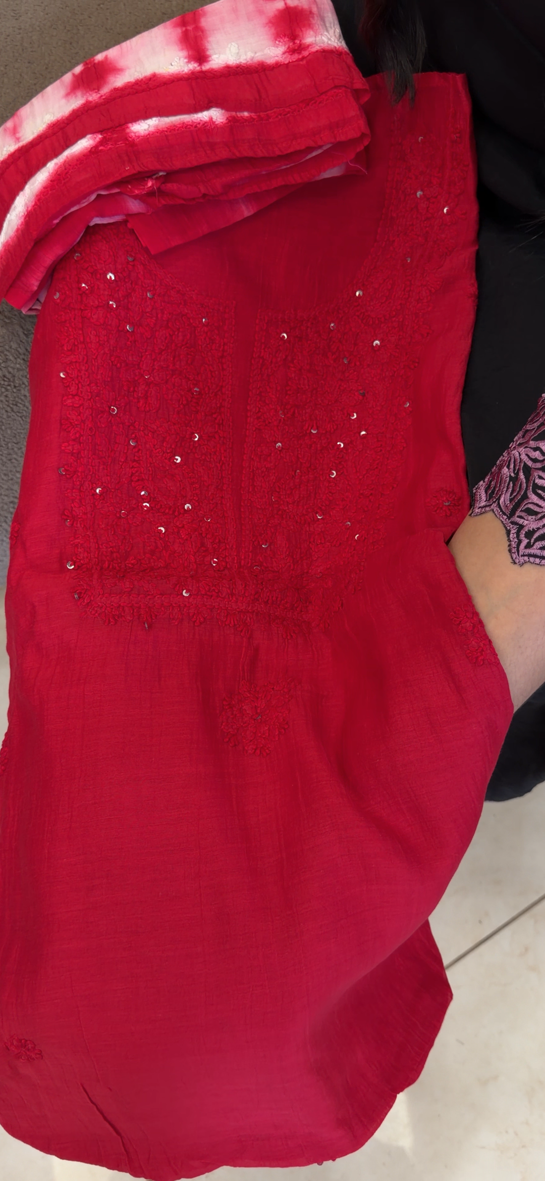 MALAI UNSTITCHED SALWAR SUITS - IHA 2083