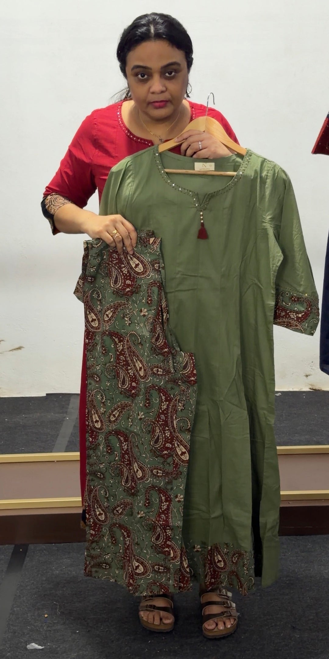ANARKALI TOP AND BOTTOM - NUWA - 2536