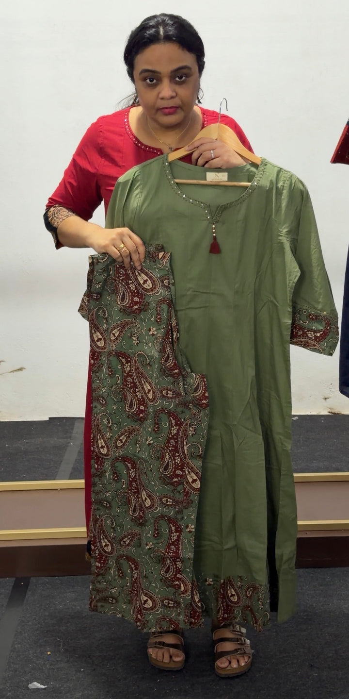 ANARKALI TOP AND BOTTOM - NUWA - 2536