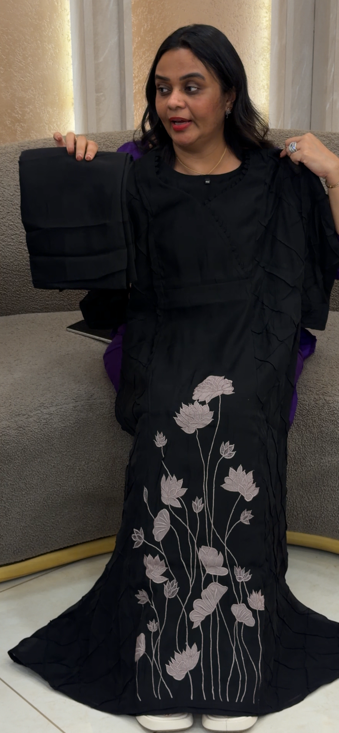 MALAI CHANDERI TOP, BOTTOM AND DUPATTA - NUWA - 882