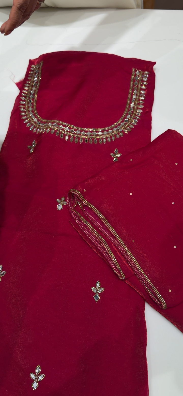 UNSTITCHED SALWAR SUITS - NUWA - 1744