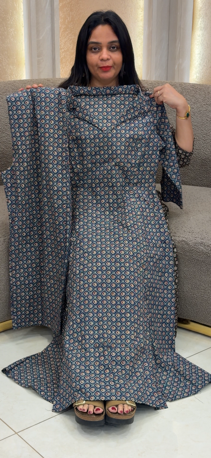 COTTON PRINTED TOP AND BOTTOM - NUWA - 1500