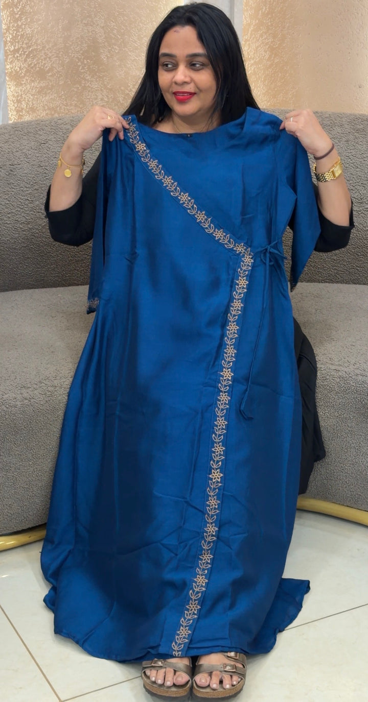 SEMI RAW SILK TOPS - NUWA-2457