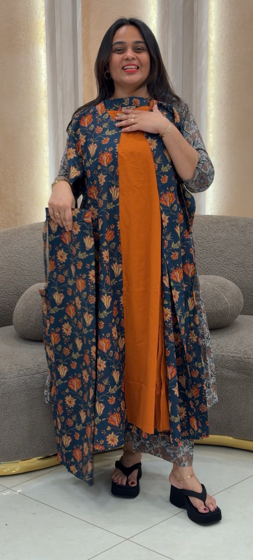 PRINTED COTTON TOP,BOTTOM AND JACKETS - NUWA-137