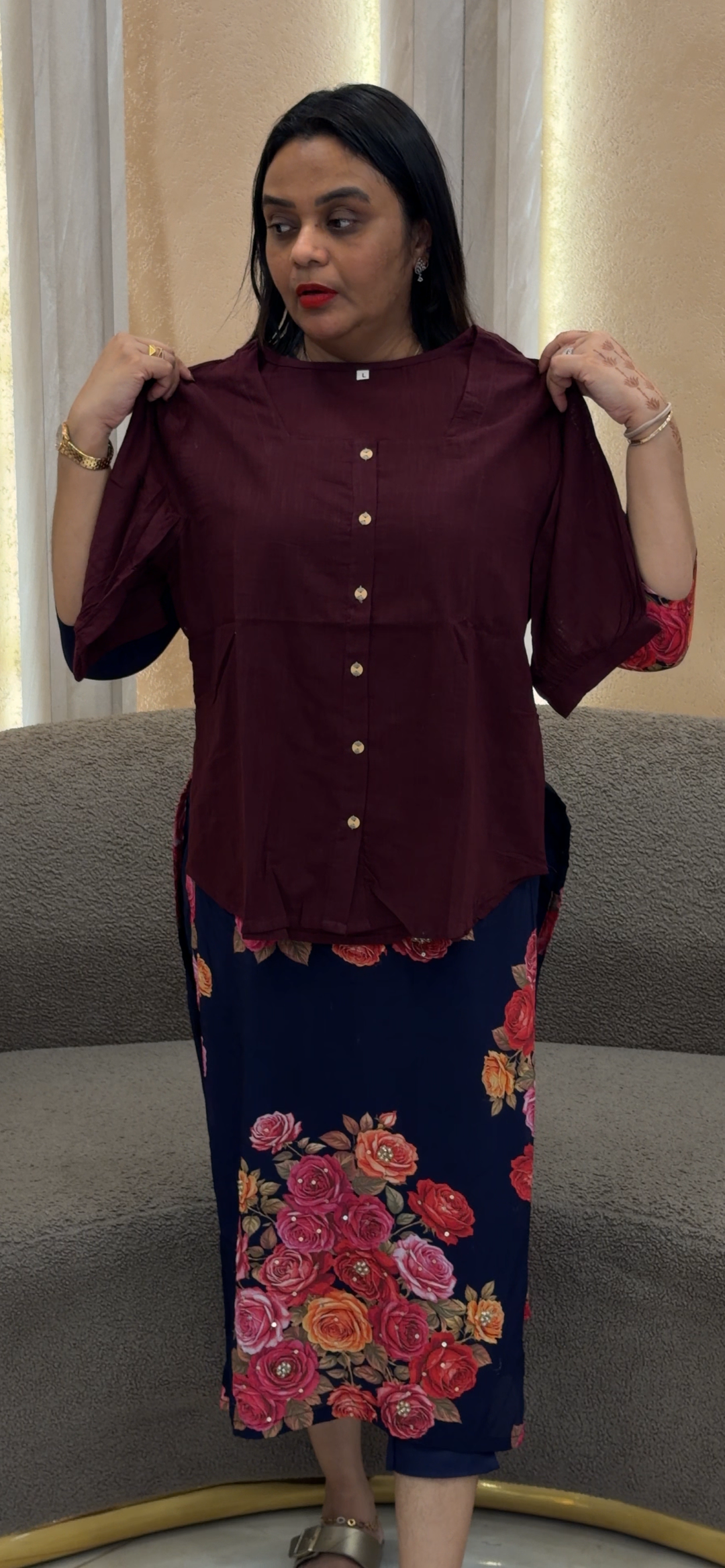 COTTON LINEN TOPS - NUWA -775