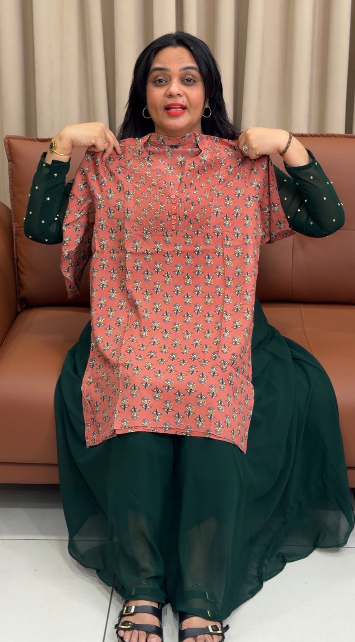 PRINTED SHORT TOPS - NUWA-2125