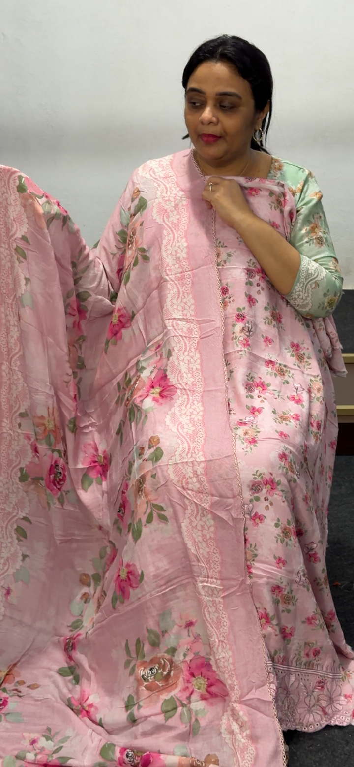 IN-HOUSE PRINTED COTTON UNSTITCHED SALWAR SUITS - NUWA - 2534