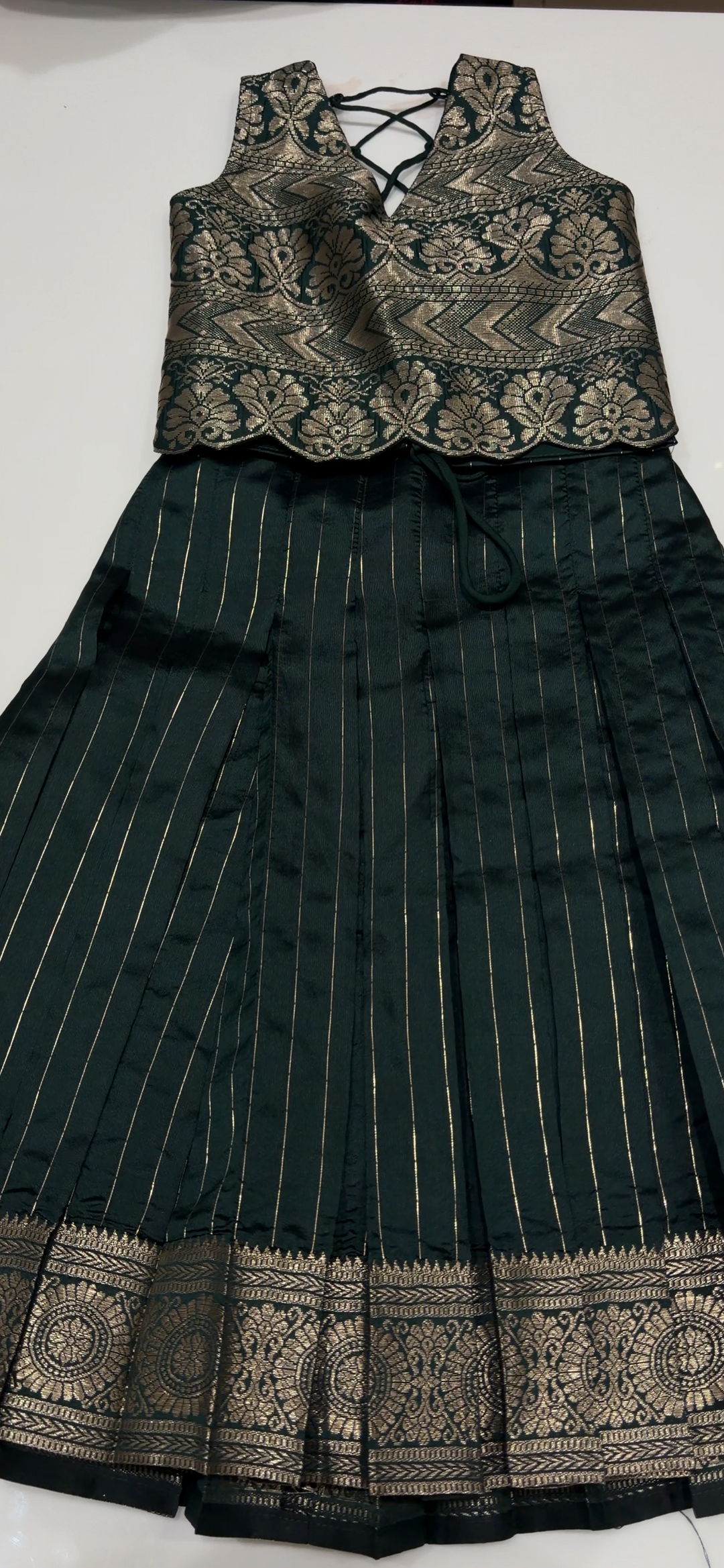 IN-HOUSE KIDS CROP TOP AND SKIRT - NUWA-1528