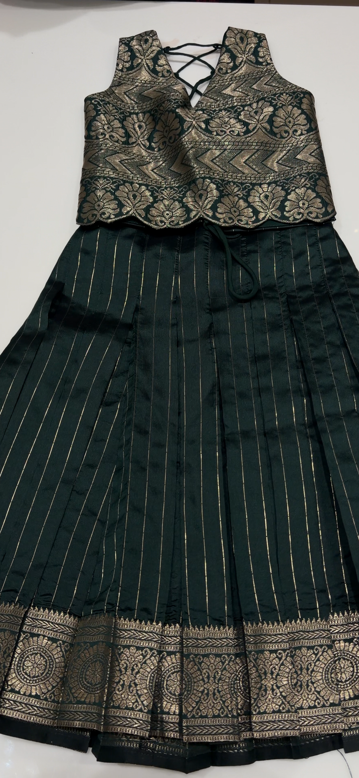 IN-HOUSE KIDS CROP TOP AND SKIRT - NUWA-1528