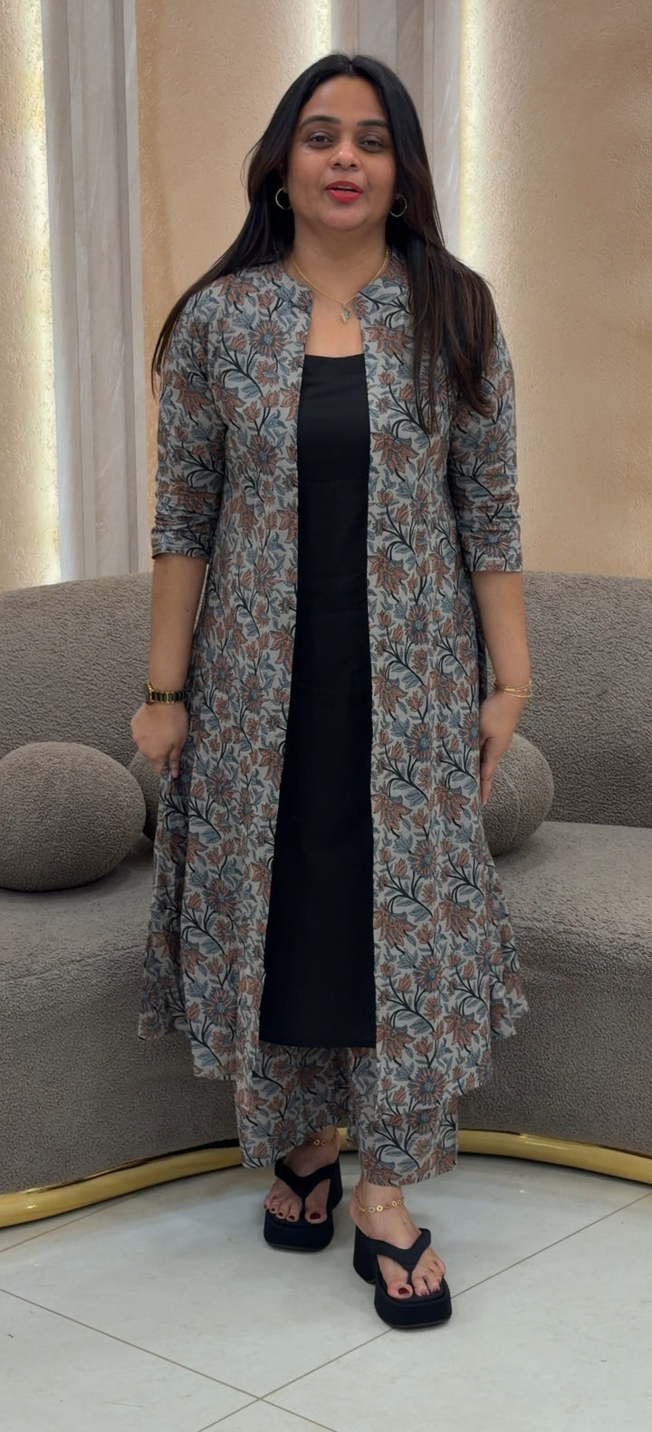 PRINTED COTTON TOP,BOTTOM AND JACKETS - NUWA-137