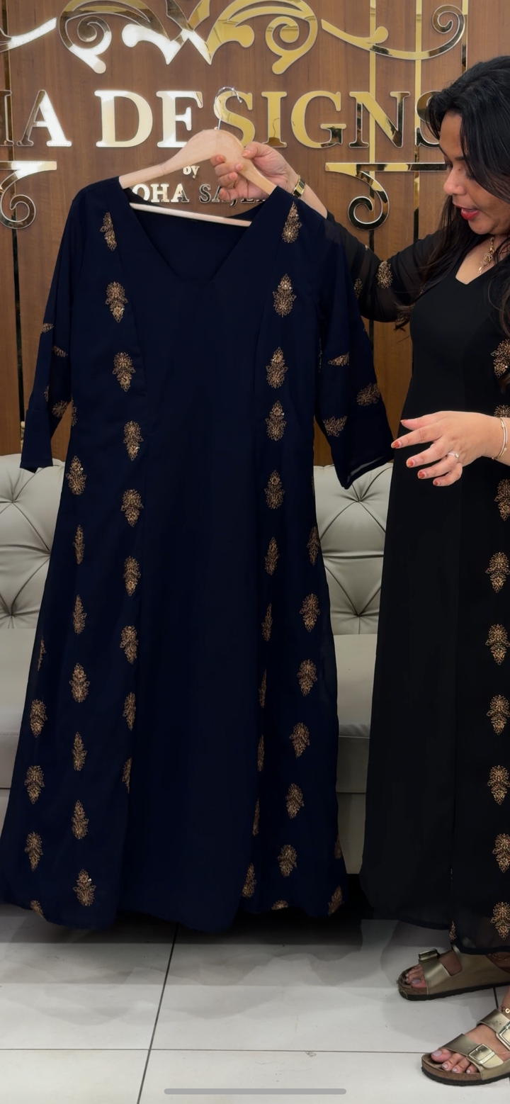 FAUX GEORGETTE ALINE TOPS - NUWA -476