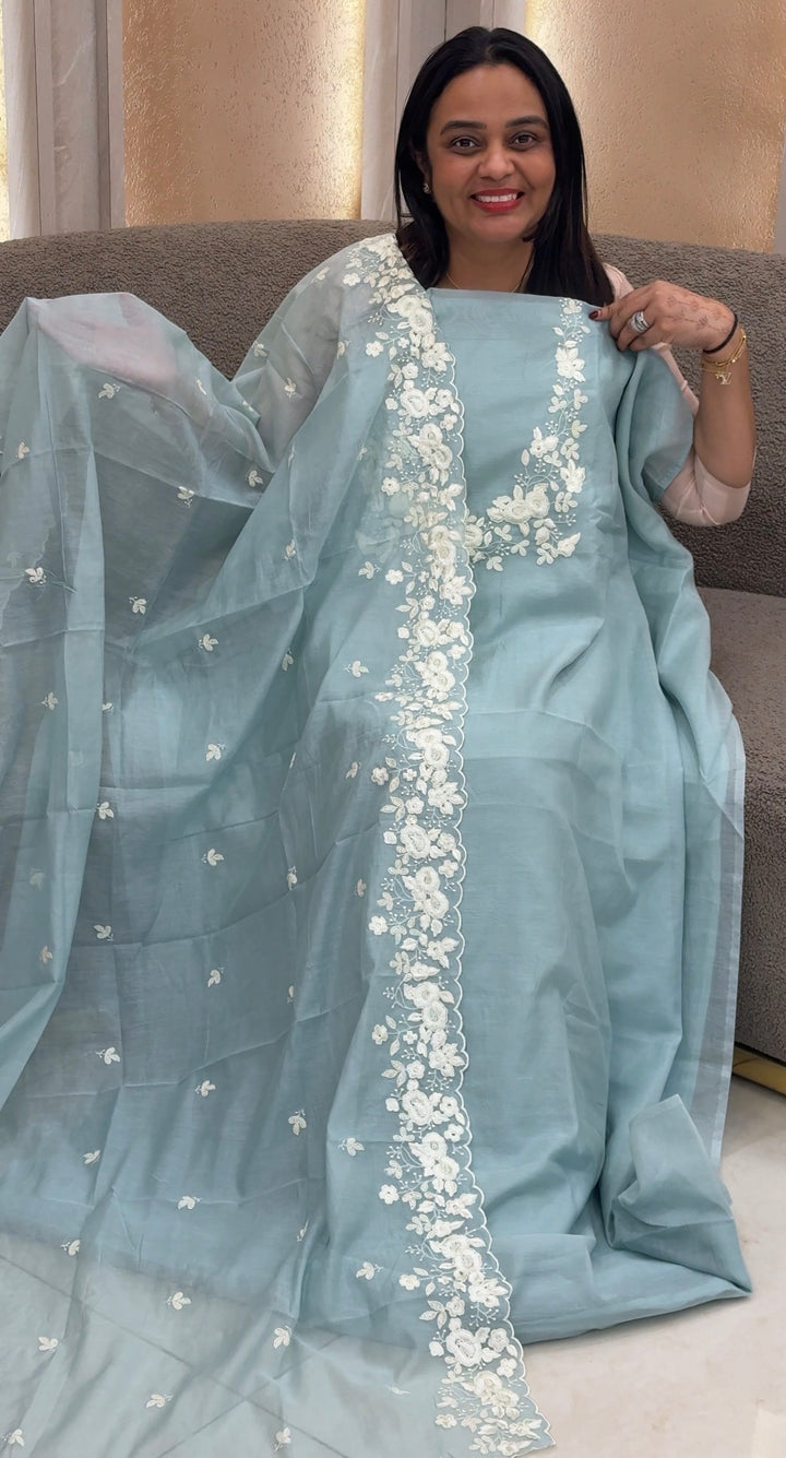 MUL CHANDEREI UNSTITCHED SALWAR SUITS - NUWA-811