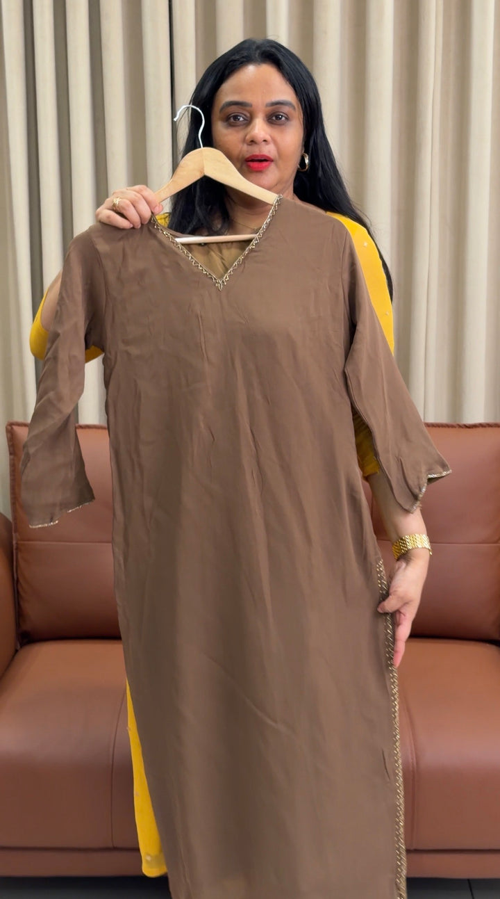 VISCOSE GEORGETTE TOPS - NUWA-2180