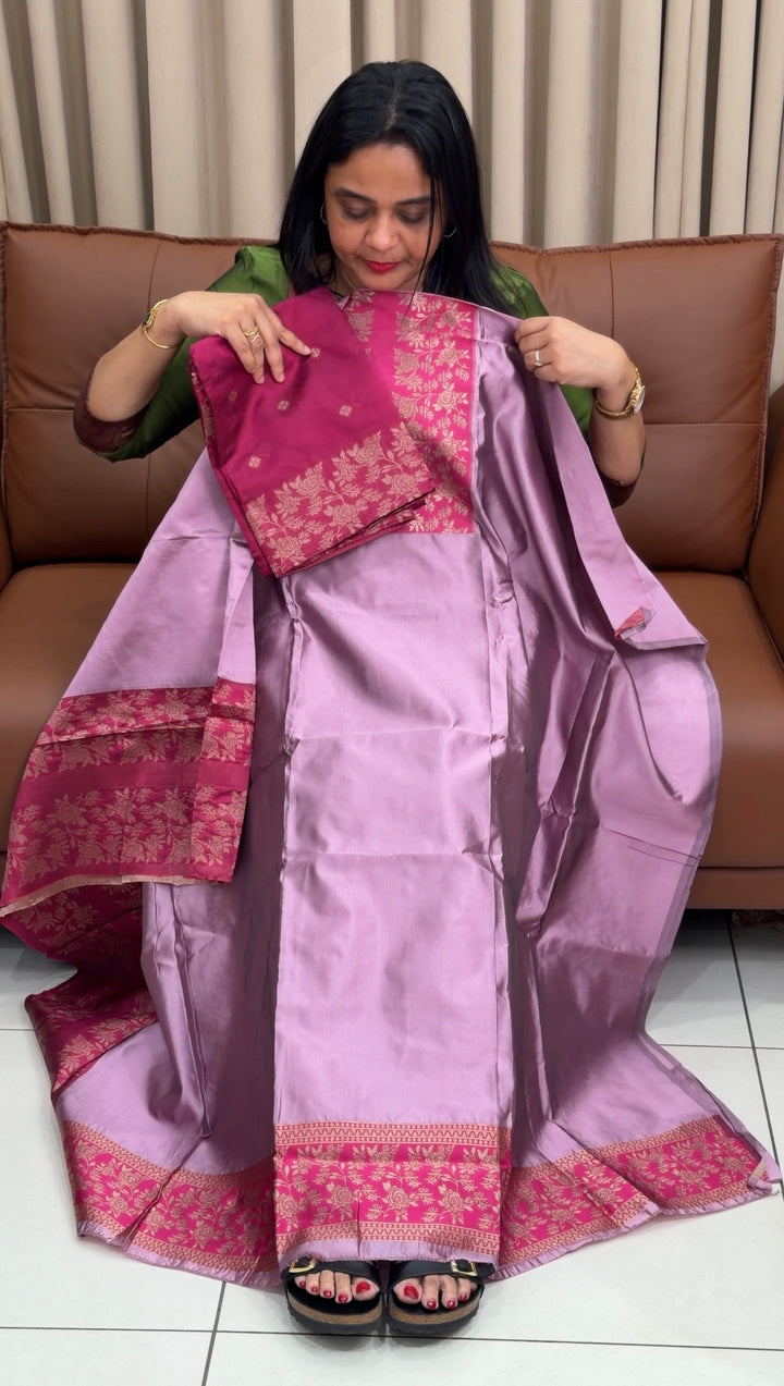 SEMI SILK UNSTITCHED SALWAR SUITS - NUWA-1720