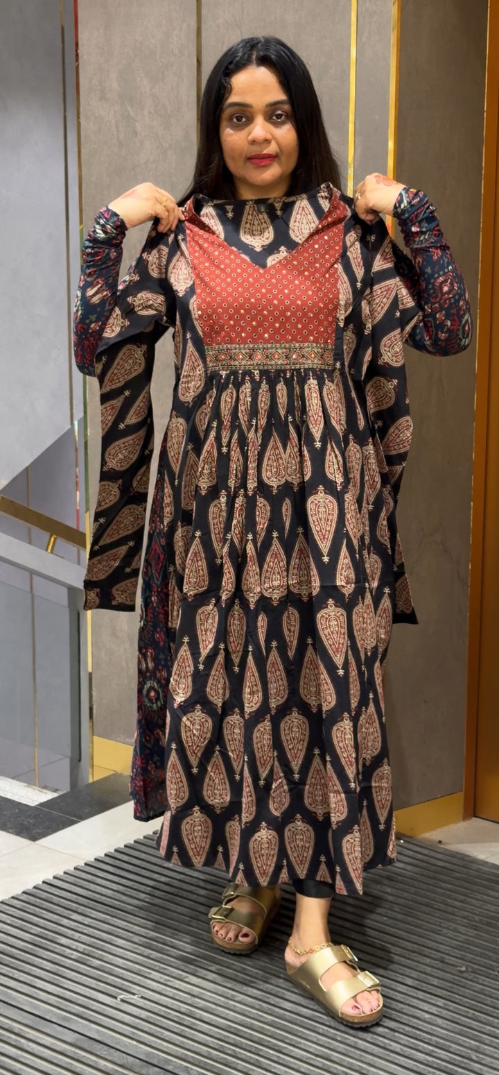 PRINTED ALINE TOPS - NUWA-279