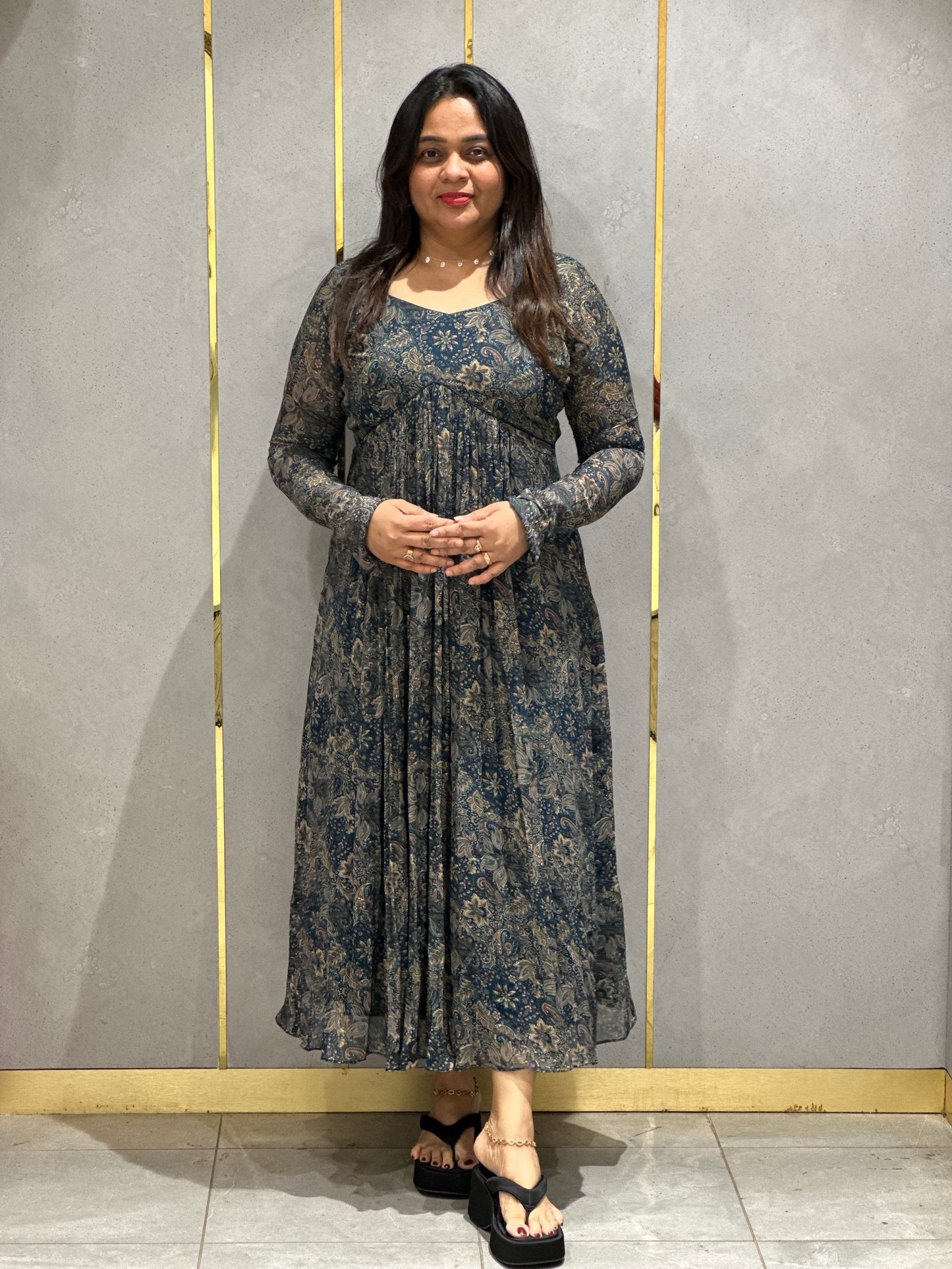 PRINTED ALIYA CUT TOPS - NUWA-014