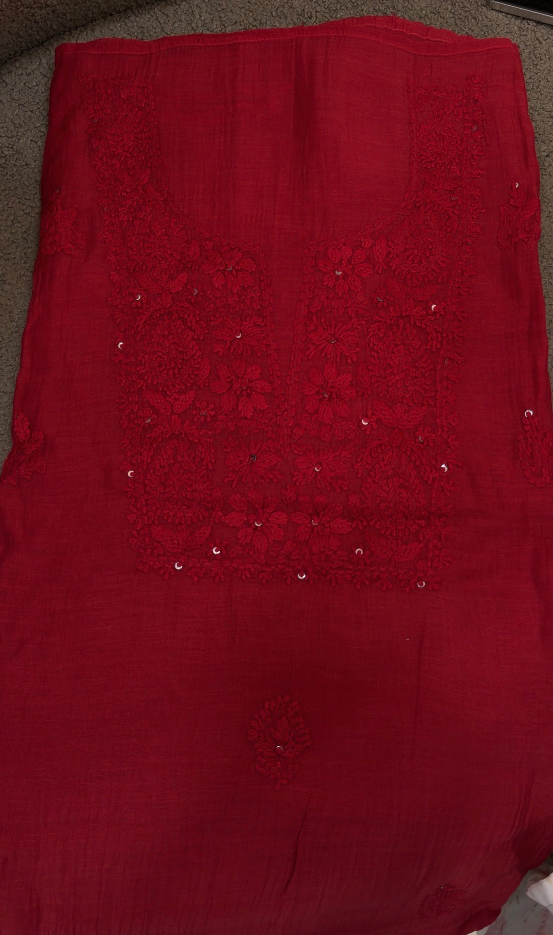 LUCKNOWI CHIKANKARI UNSTITCHED SALWAR SUITS - NUWA-1282