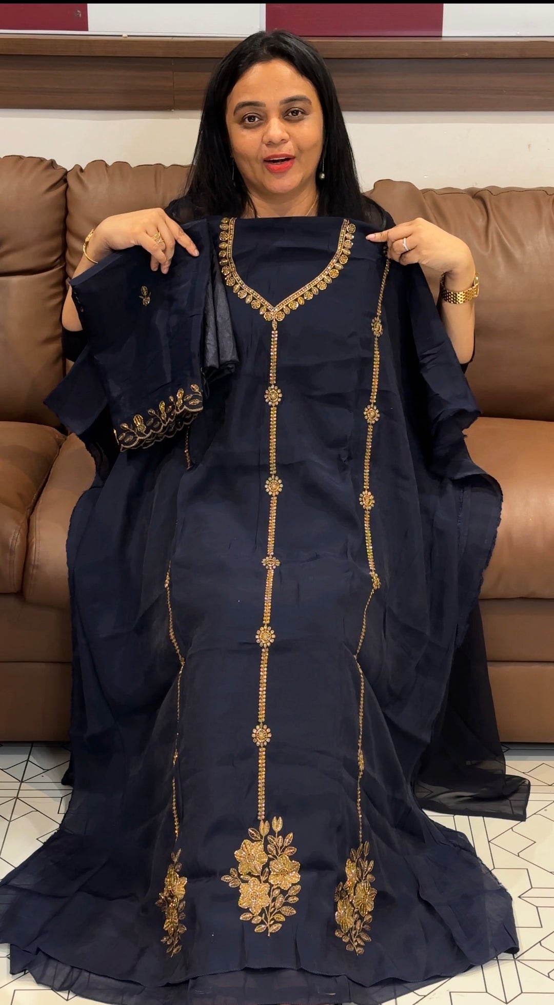 MALAI CHANDERI UNSTITCHED SALWAR SUITS - NUWA-2236