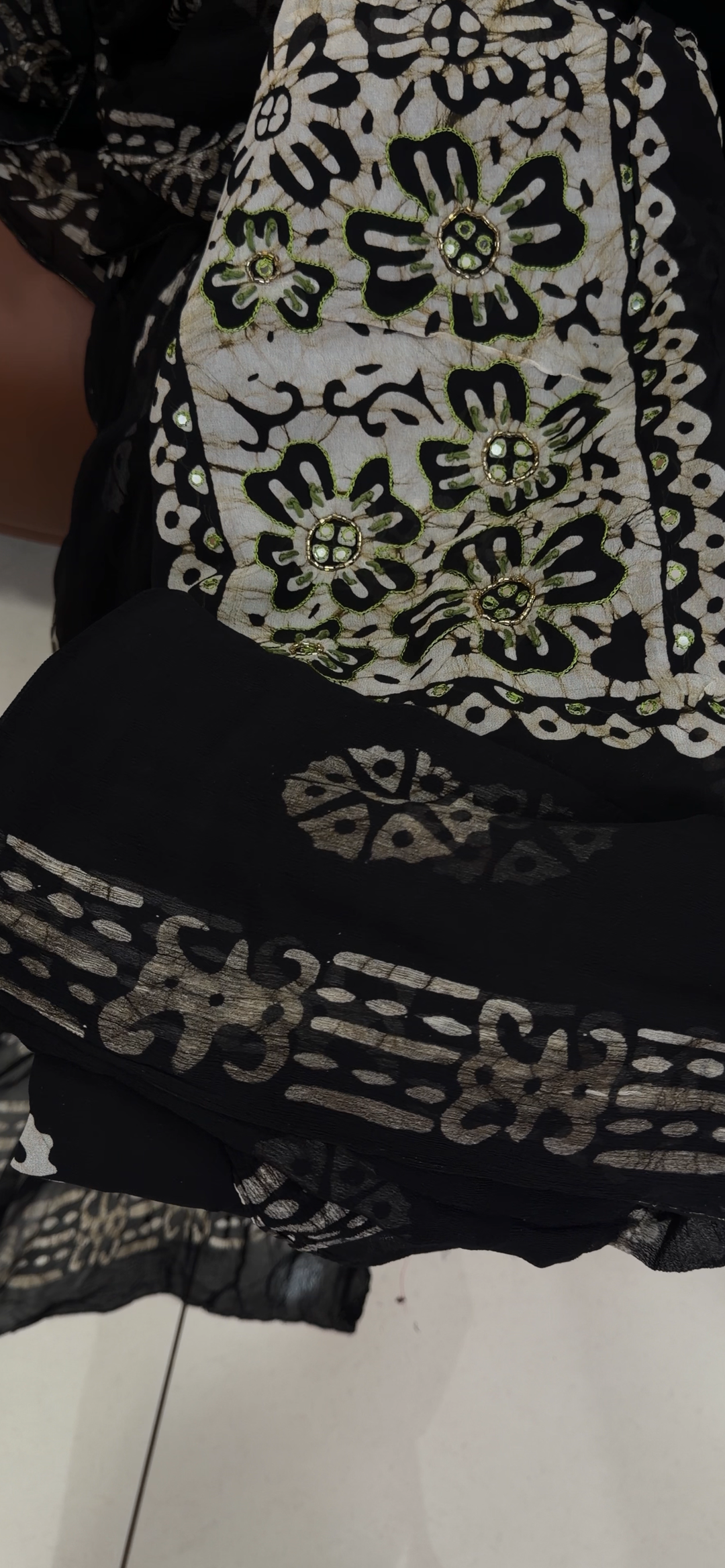 VISCOSE GEORGETTE UNSTITCHED SALWAR SUITS - NUWA - 1868