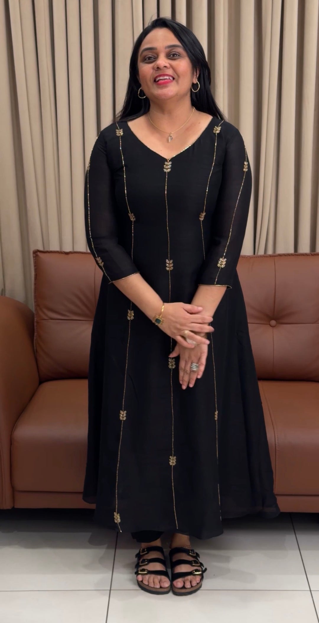 IN-HOUSE SEMI RAW SILK ALINE TOPS - NUWA-1931