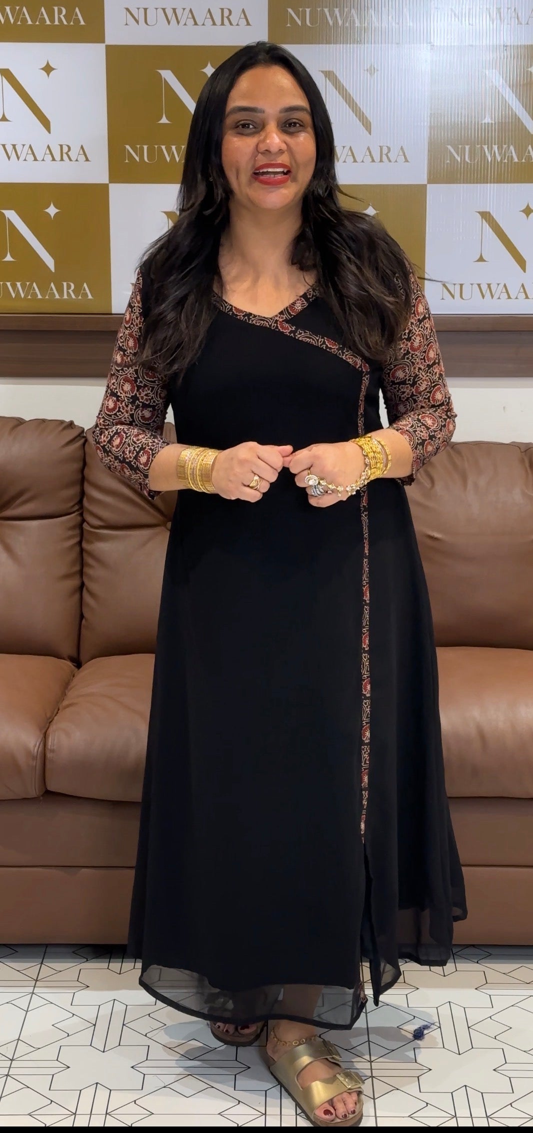 GEORGETTE ALINE TOPS - NUWA-1180