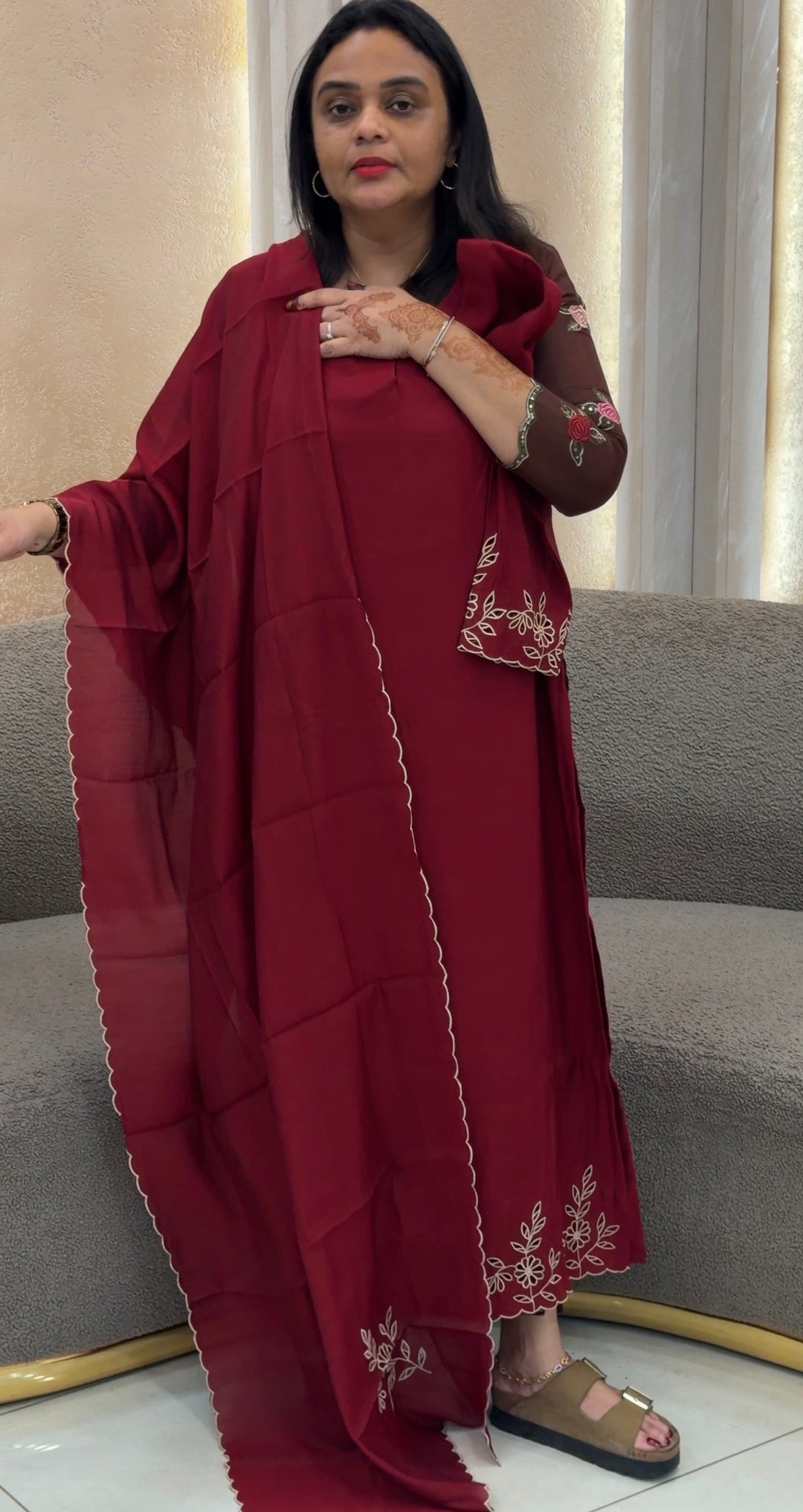 MUL TOP, BOTTOM AND DUPATTA - NUWA-1209