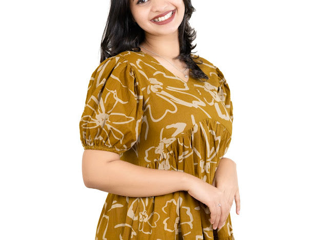 PRINTED COTTON FROCKS - NUWA - 021