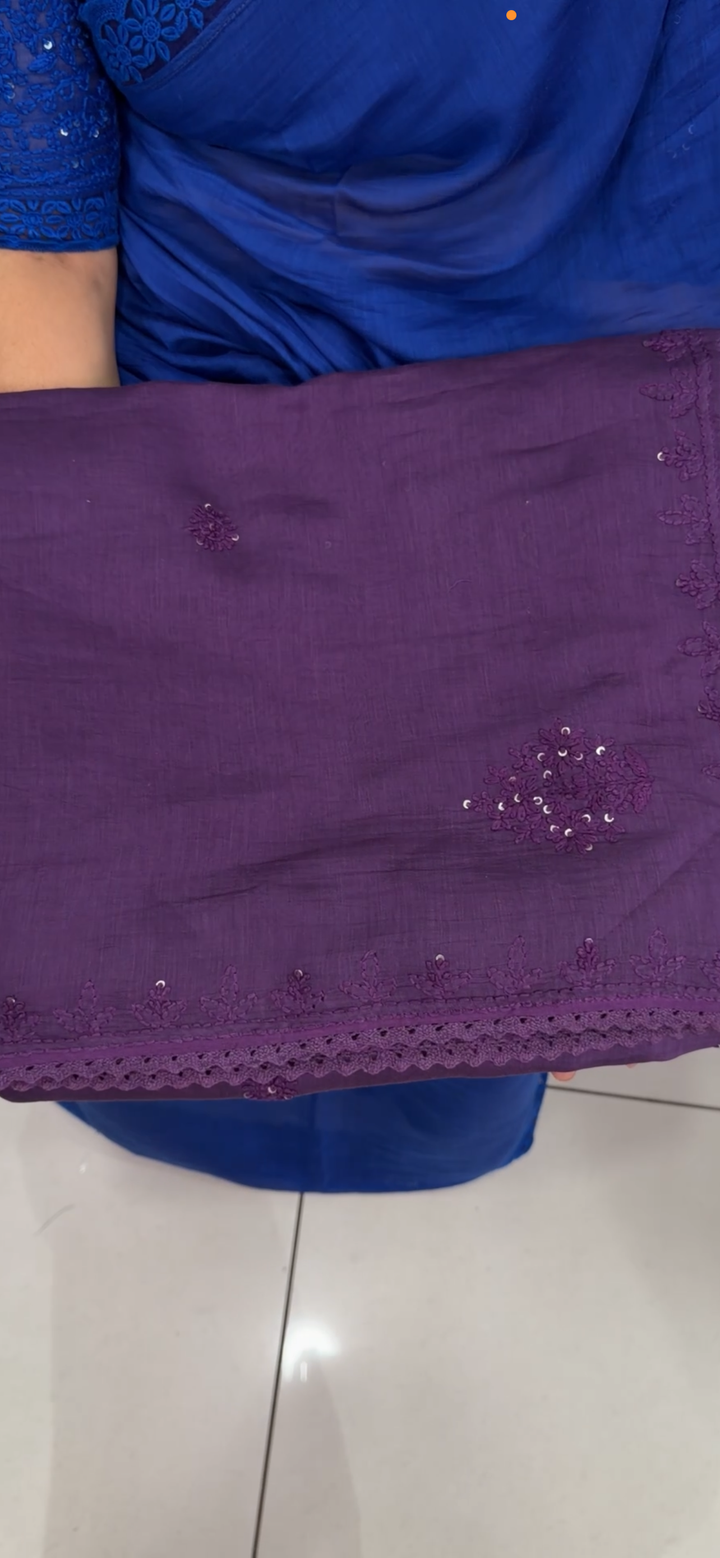 CHIKANKARI SAREES - NUWA-1391