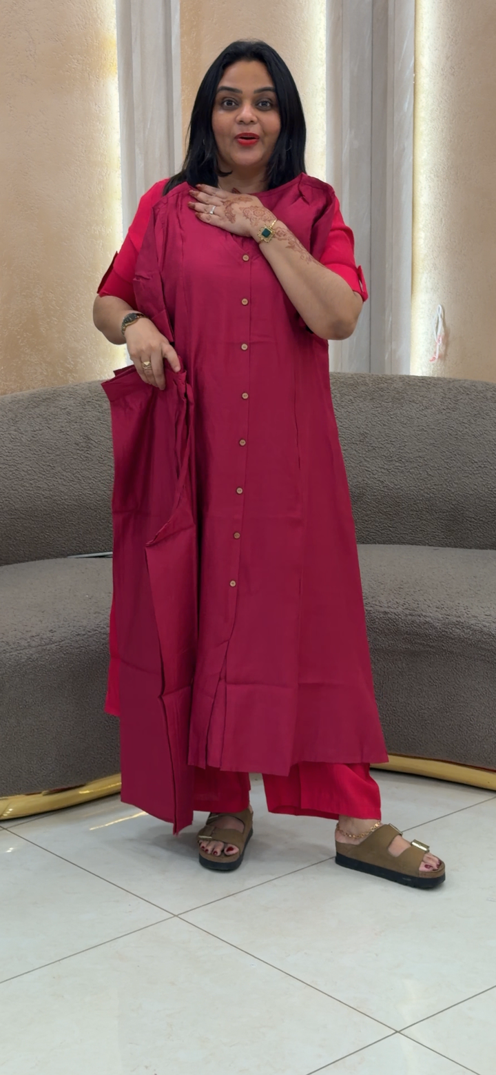 SILK COTTON CO-ORDS SETS - NUWA - 1239