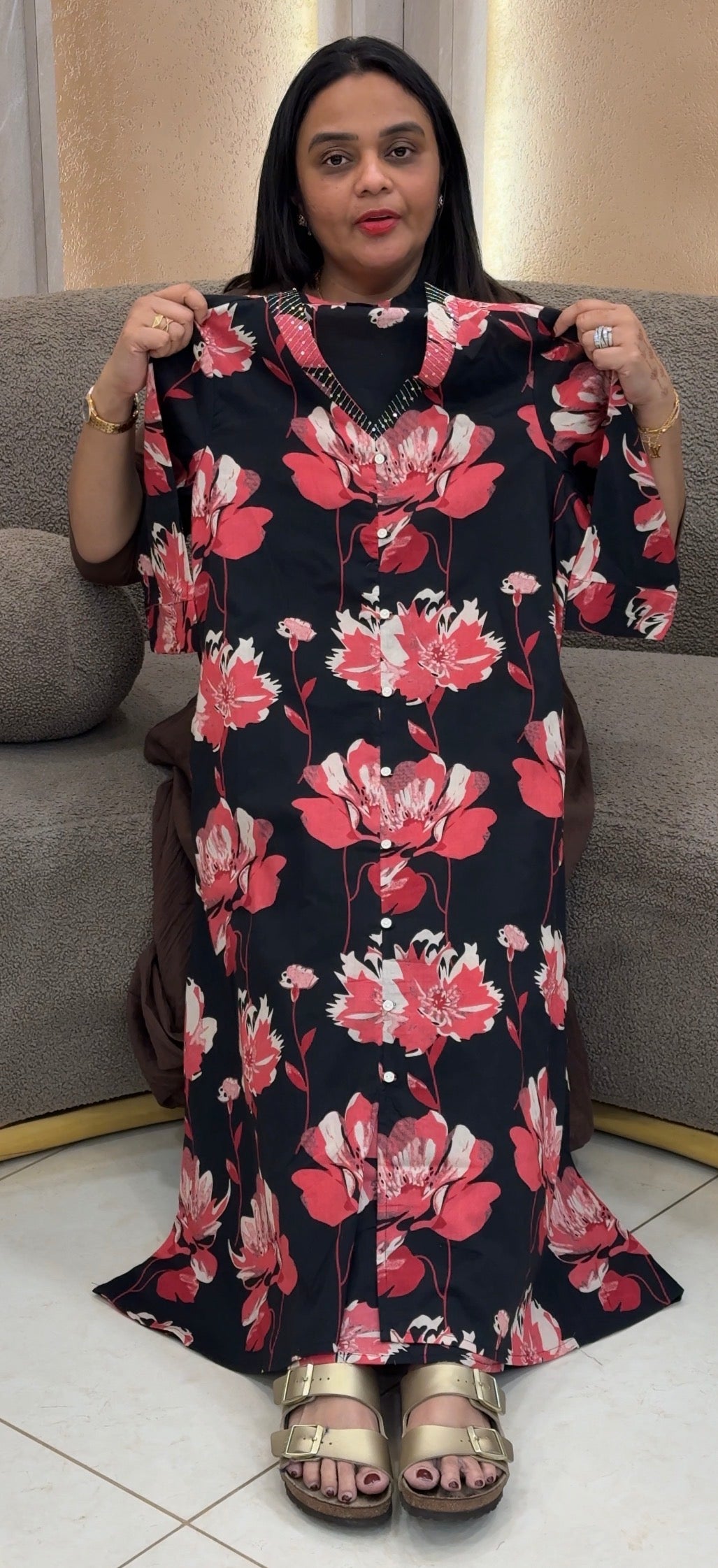 COTTON PRINTED TOPS - NUWA-816