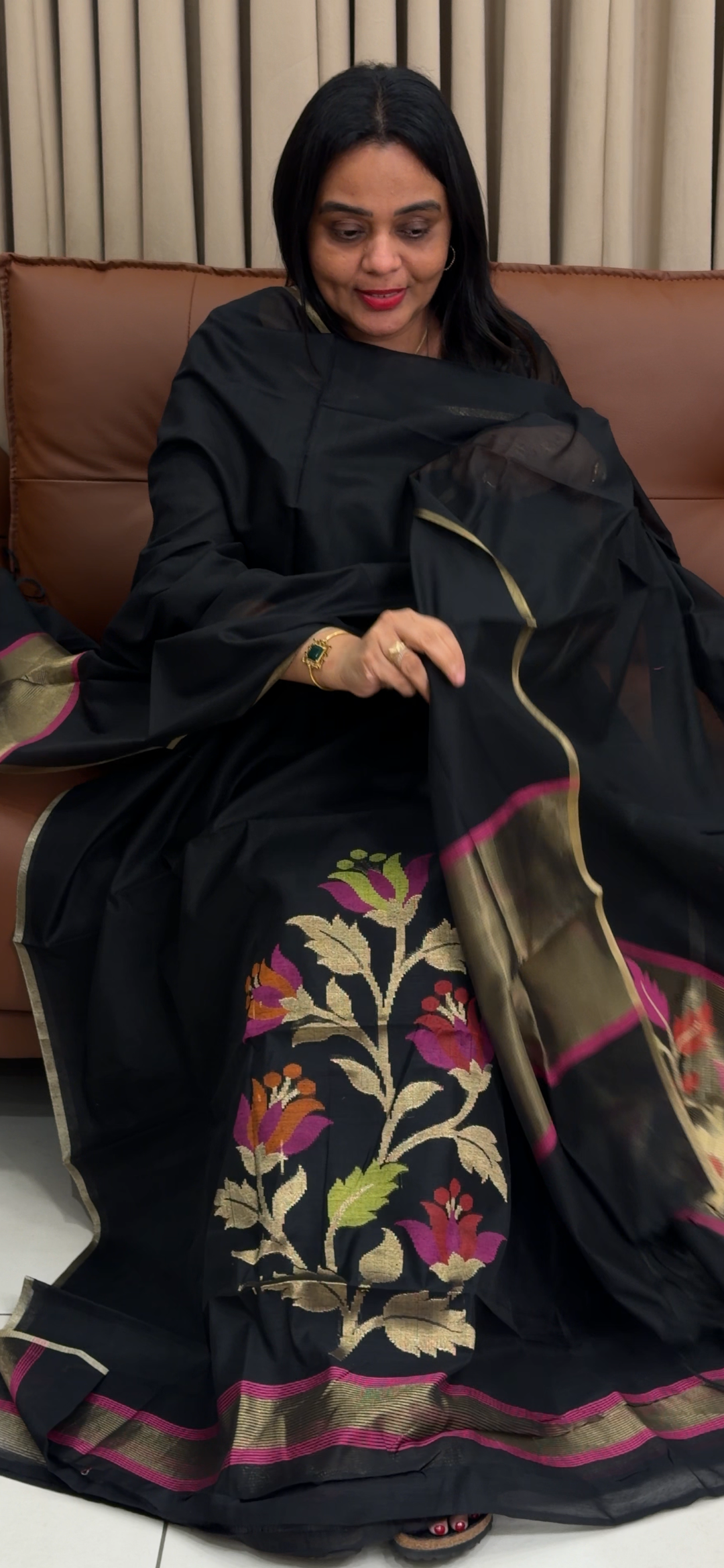JAMDANI UNSTITCHED SALWRA SUITS - NUWA - 1784