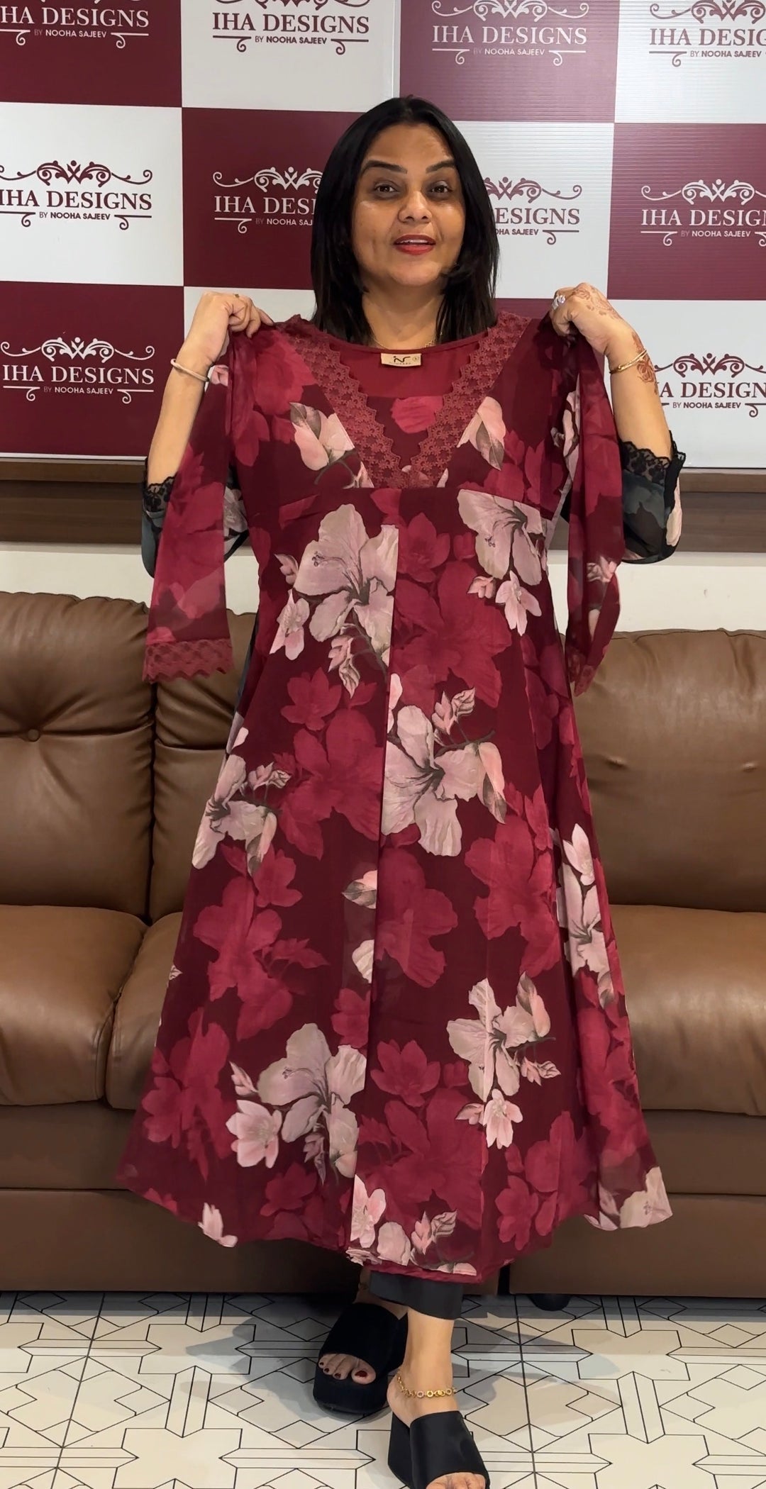 PRINTED GEORGETTE TOPS - NUWA-659