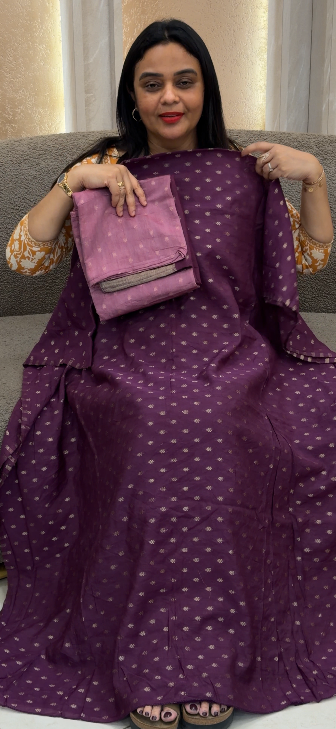MUL CHANDERI UNSTITCHED SALWAR SUITS - NUWA-1160