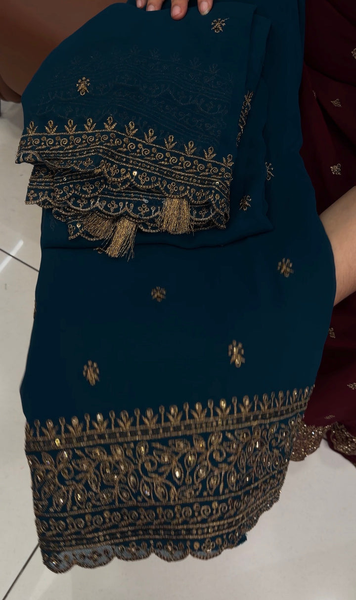 GEORGETTE UNSTITCHED SALWAR SUITS -NUWA-1567