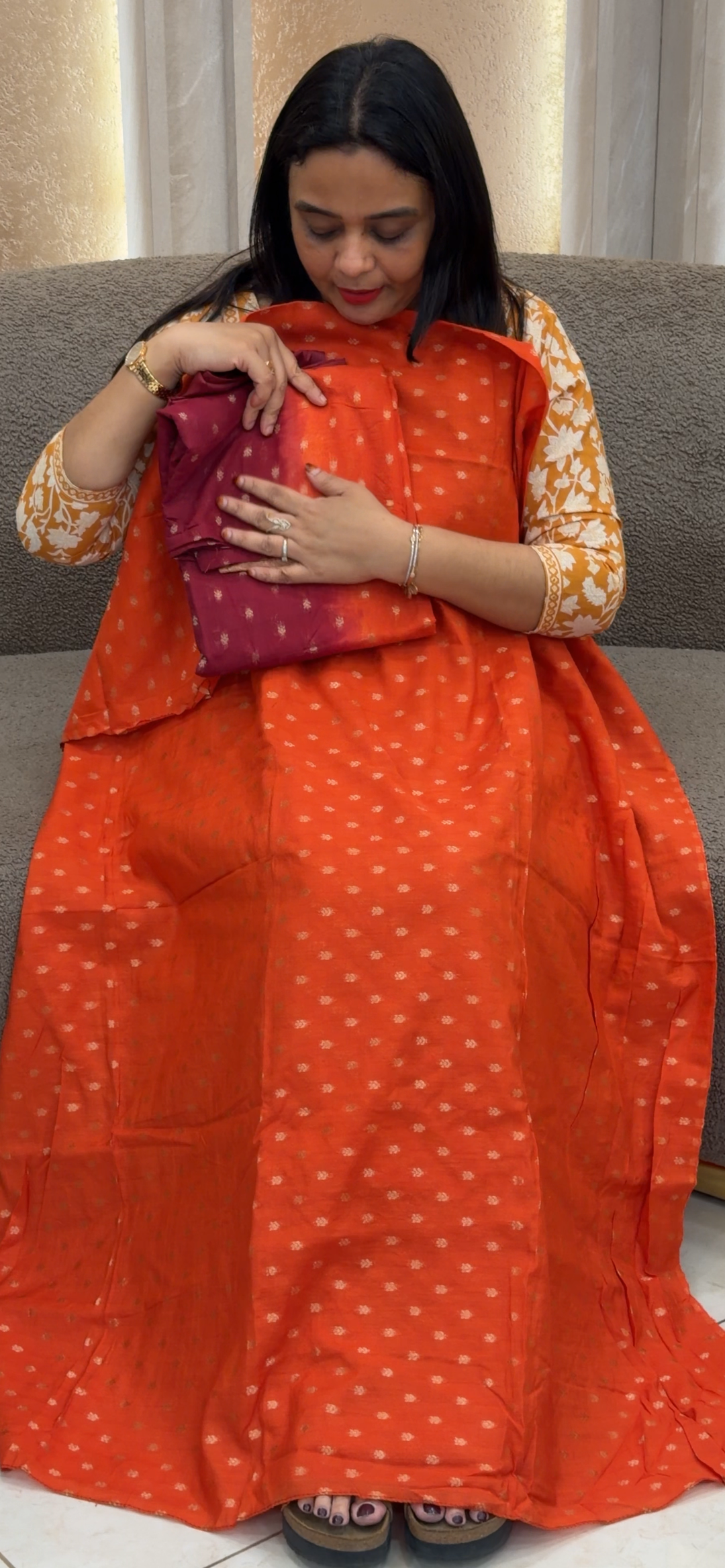 MUL CHANDERI UNSTITCHED SALWAR SUITS - NUWA-1160