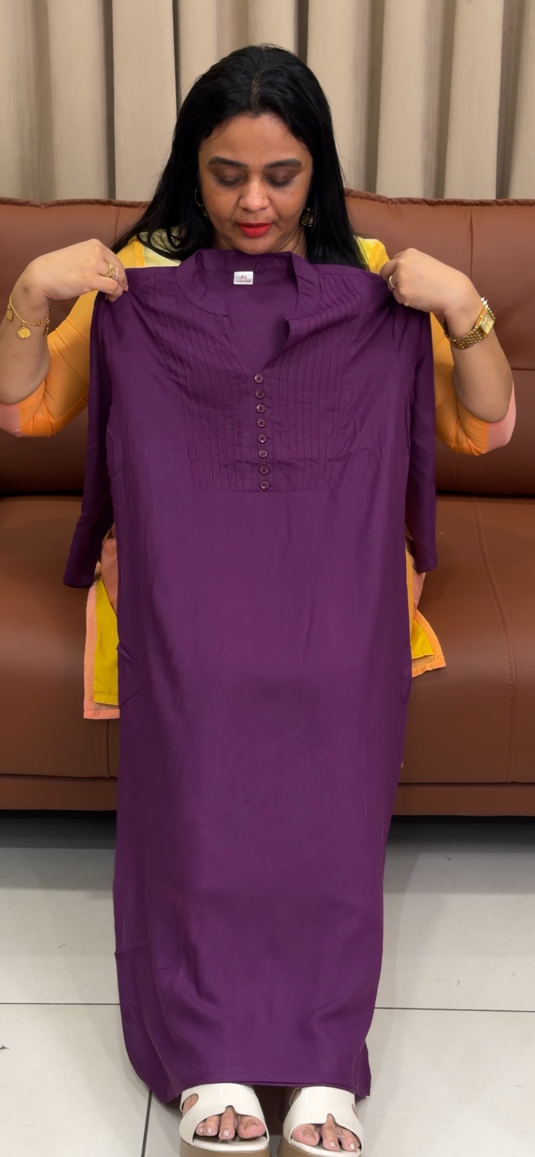 OFFER SALE RAYON LONG TOPS - NUWA - 2384