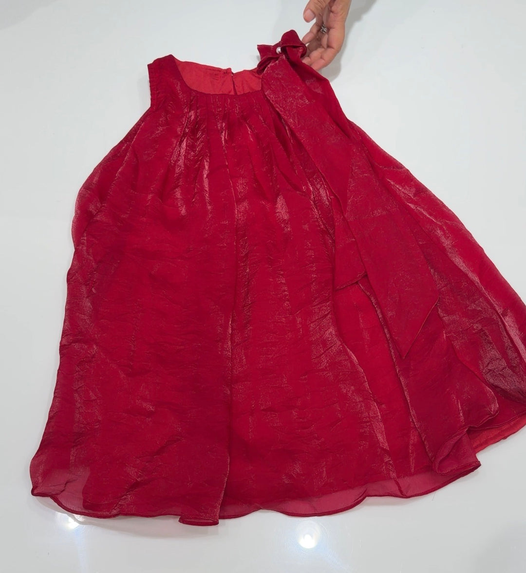 IN-HOUSE VELVET ORGANZA KIDS FROCKS - NUWA-2118