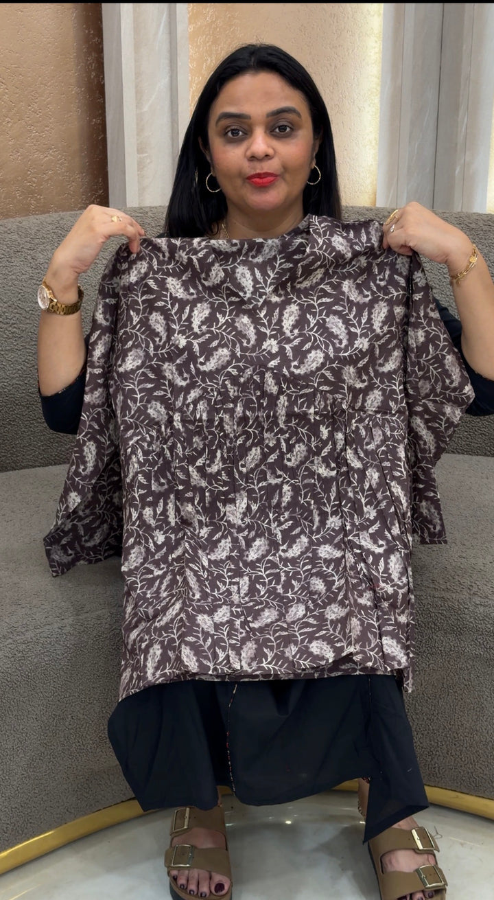PRINTED SHORT TOPS - NUWA 1096