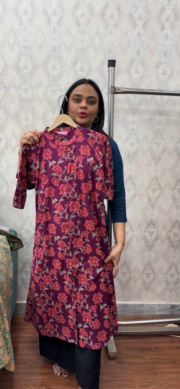 COTTON LONG ALINE TOPS - NUWA - 716